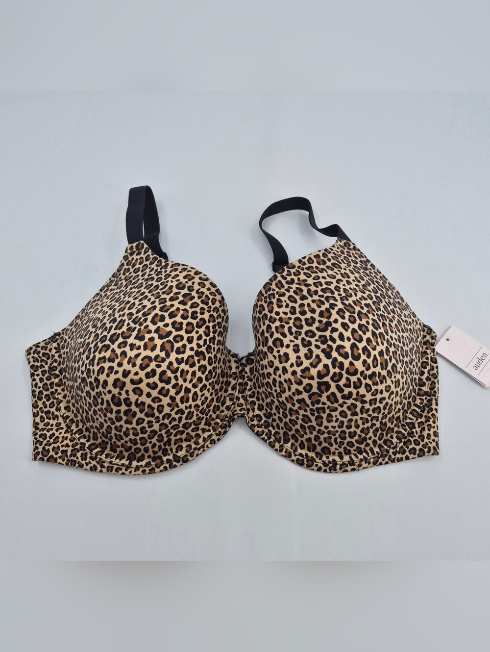 Auden T-shirt Bra Full Coverage Lightly Lined Animal Print Cheetah 42DDD